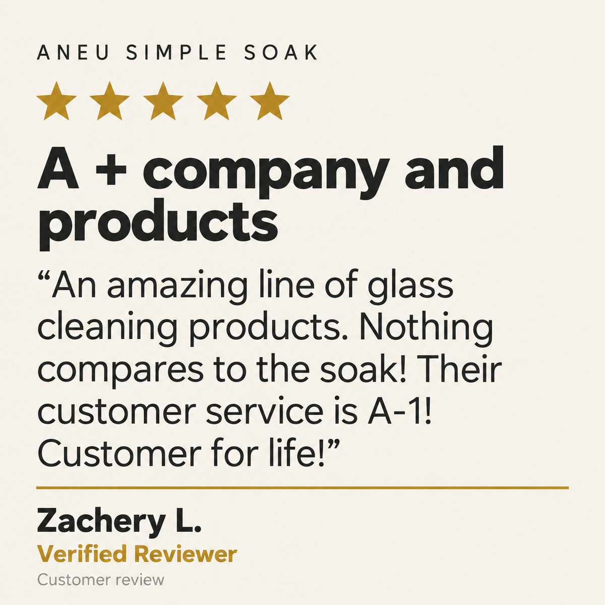 Customer review artwork