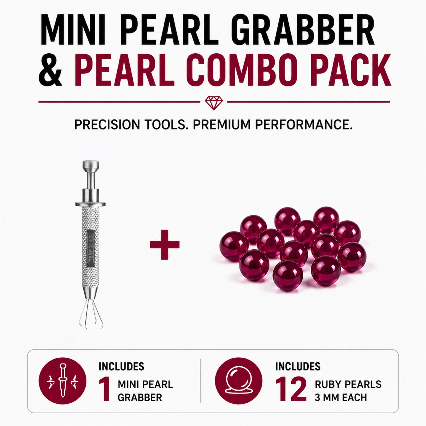 Mini Grabber + 3mm Pearls