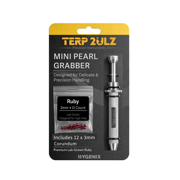 TERP2ULZ Mini Pearl Grabber packaging with Hygenix branding on a white background