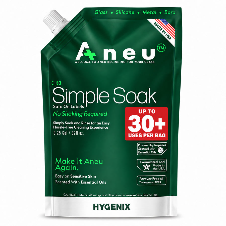 Aneu Simple Soak packaging on a white background