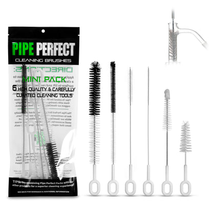 Pipe Perfect cleaning brushes set with packaging on a white background