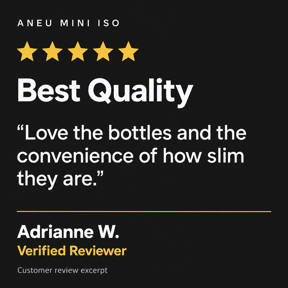 Customer review artwork