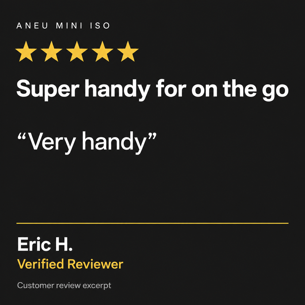 Customer review artwork