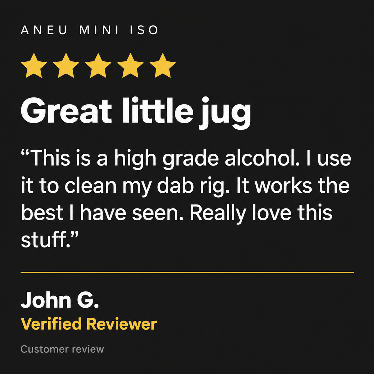 Customer review artwork