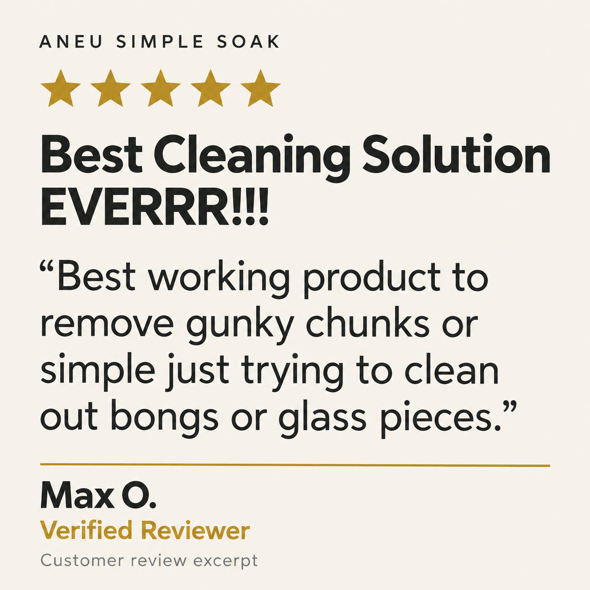 Customer review artwork