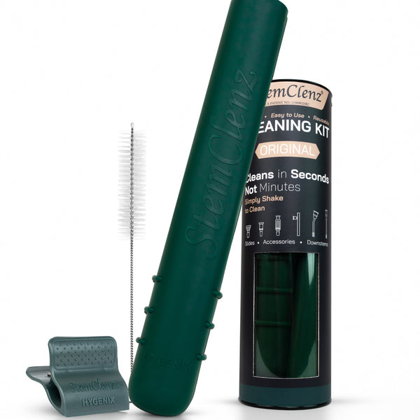 Green Downstem Cleaning Kit on a white background