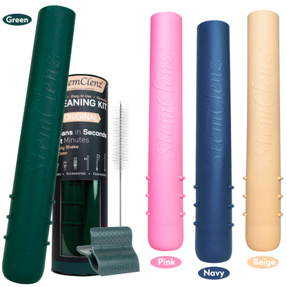 Set of StremClenz cleaning kits in various colors on a white background