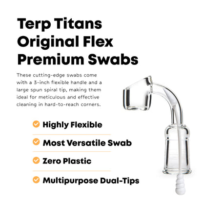 Premium cotton Swabs that are flexible, versatile, multipurpose dual tip swabs. Featuring zero plastic packaging. 
